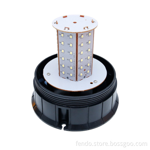12V/24V ABS Amber Strobe Warning LED Beacon Lights - 12W